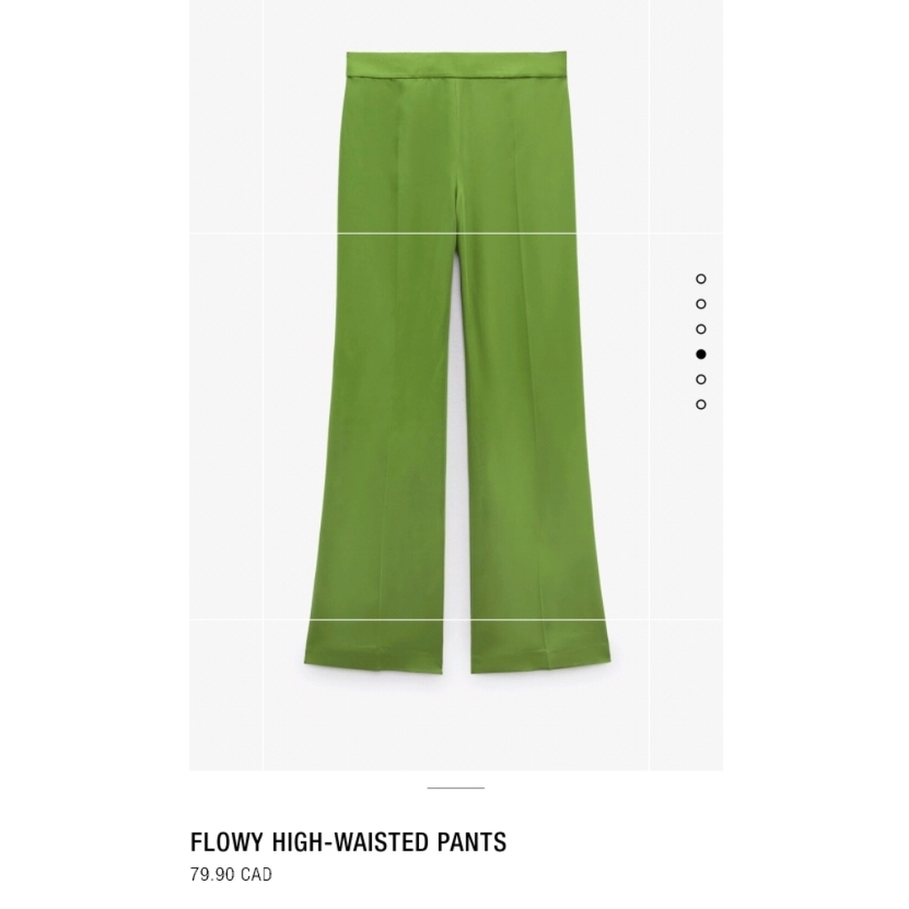 Zara Apple Green Pants